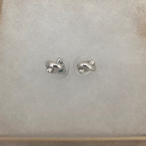 Kate Spade Silver Sailor Knot Studs